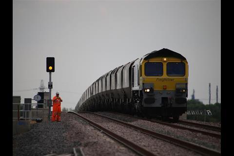 Freightliner Heavy Haul was 'the first rail freight operator to utilise the new Doncaster North Chord for commercial service'.